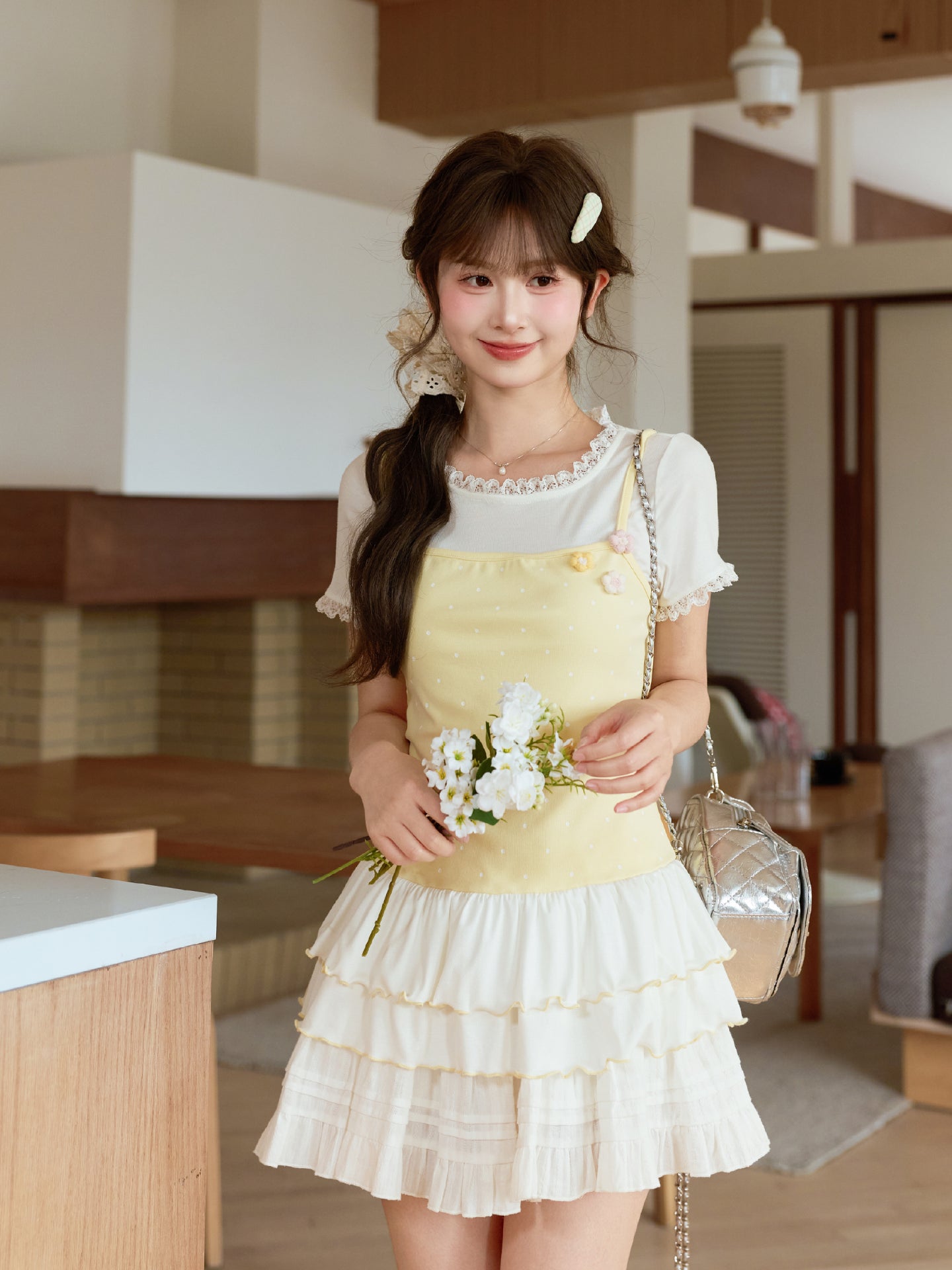 Buttercream Ruffle Tank Top-Tops-ntbhshop