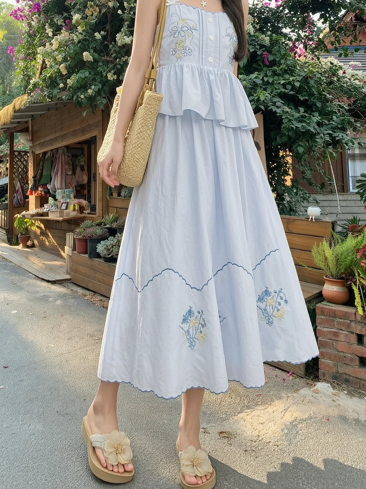 Wildflower Porch Top & Skirt-Sets-ntbhshop