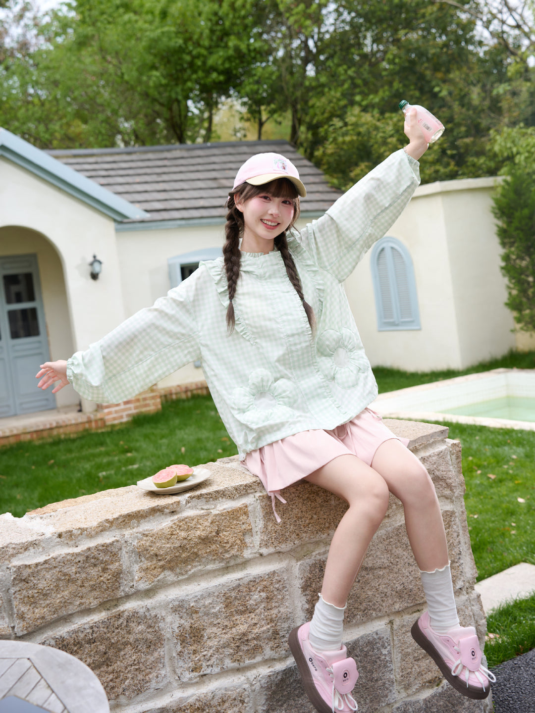 Daisy Gingham Sun Jacket-Outerwear-ntbhshop