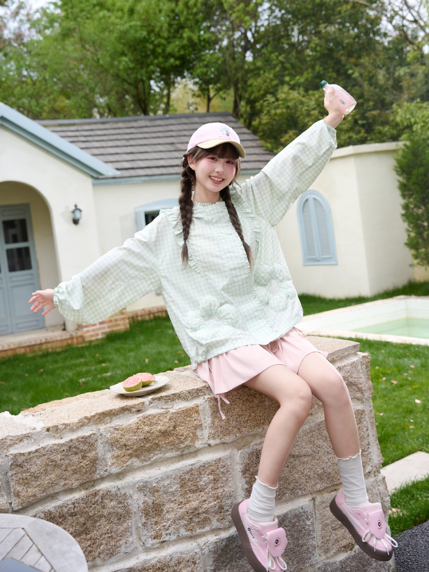 Daisy Gingham Sun Jacket-Outerwear-ntbhshop