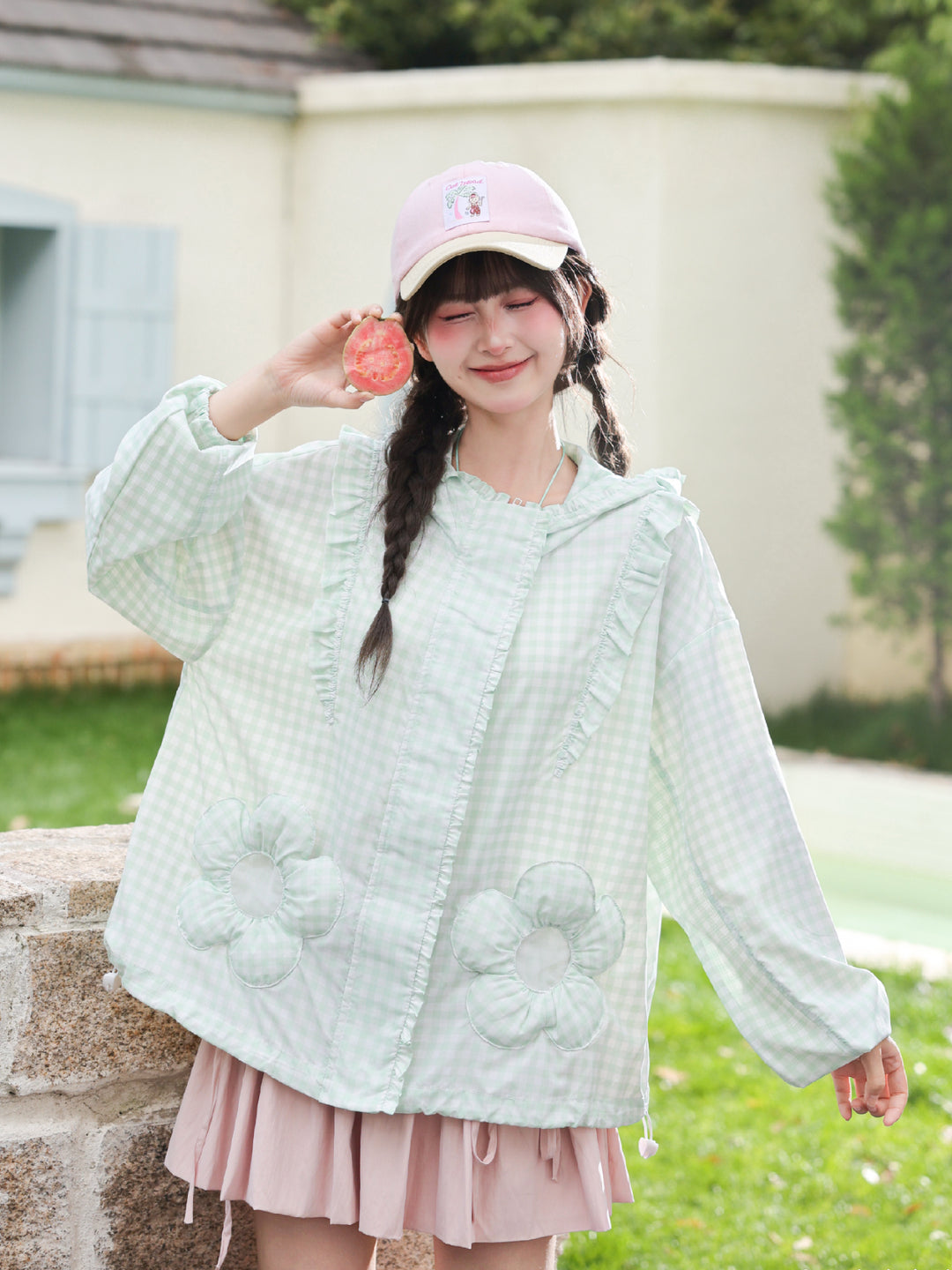 Daisy Gingham Sun Jacket-Outerwear-ntbhshop