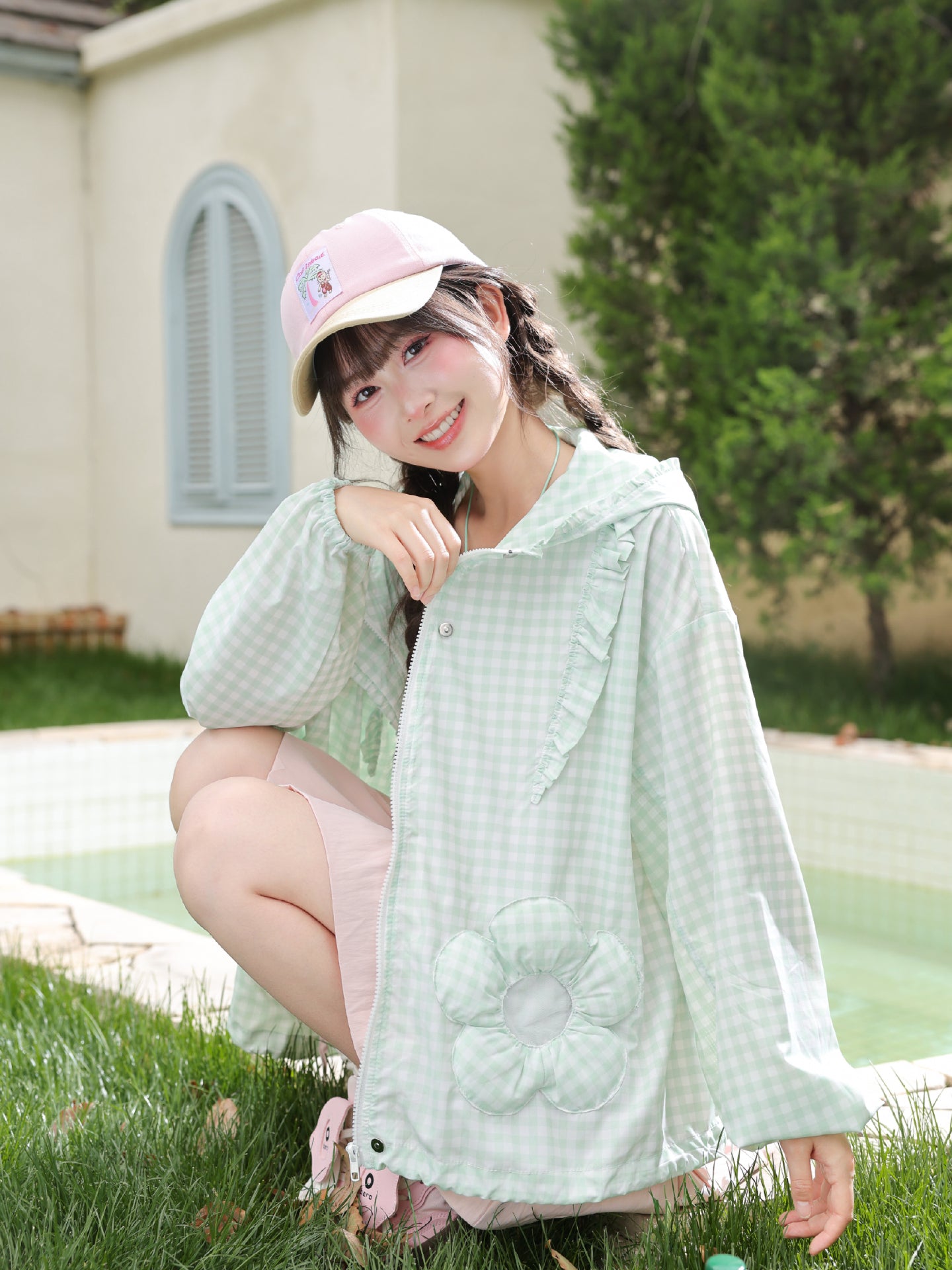Daisy Gingham Sun Jacket-Outerwear-ntbhshop