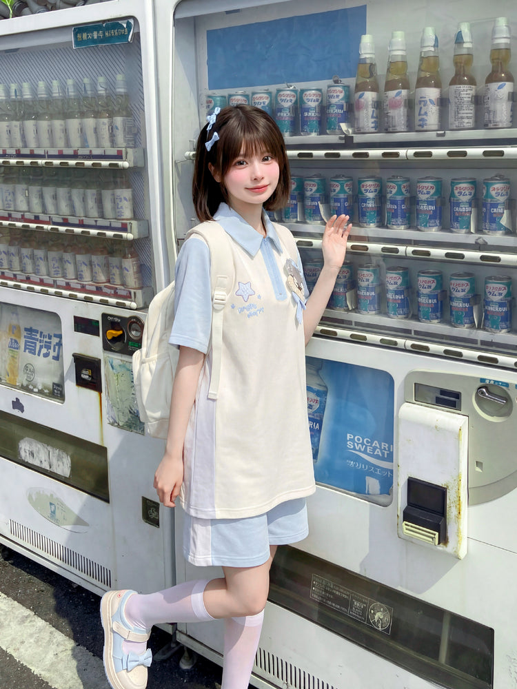Pup Professor Polo & Shorts-Sets-ntbhshop