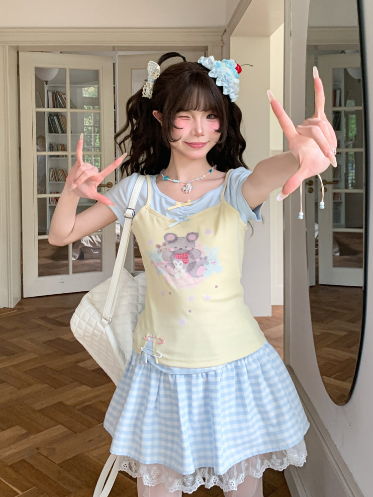 Honey Bear Layer Tee-Tops-ntbhshop