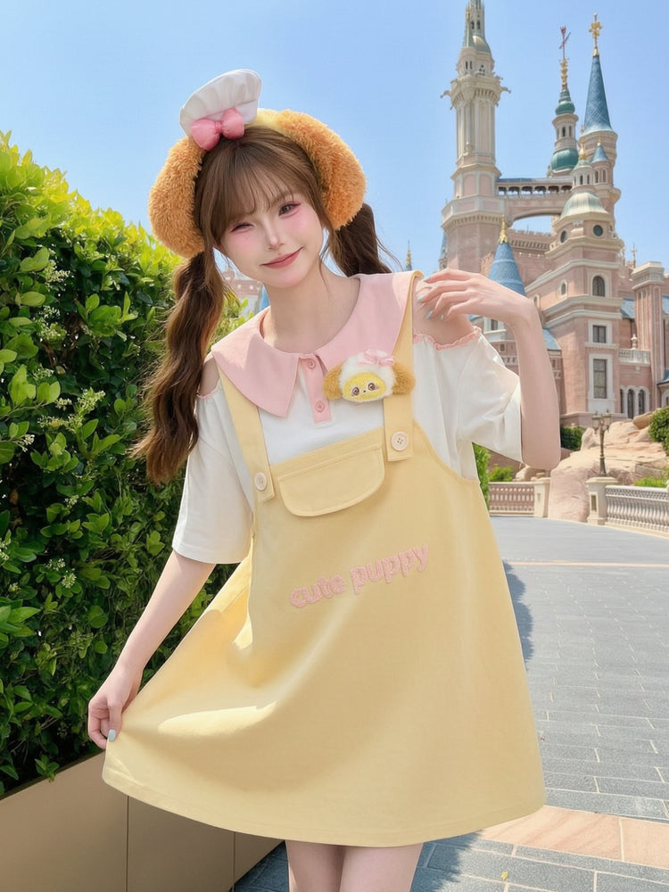 Puppy Honey Cotton Dress-Dresses-ntbhshop