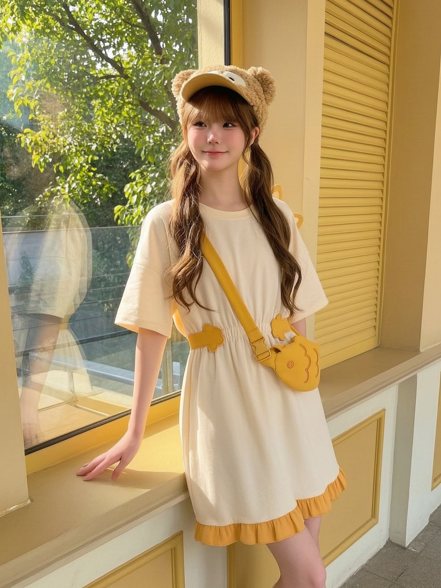 Kitty Butter Dress & Bag-Dresses-ntbhshop