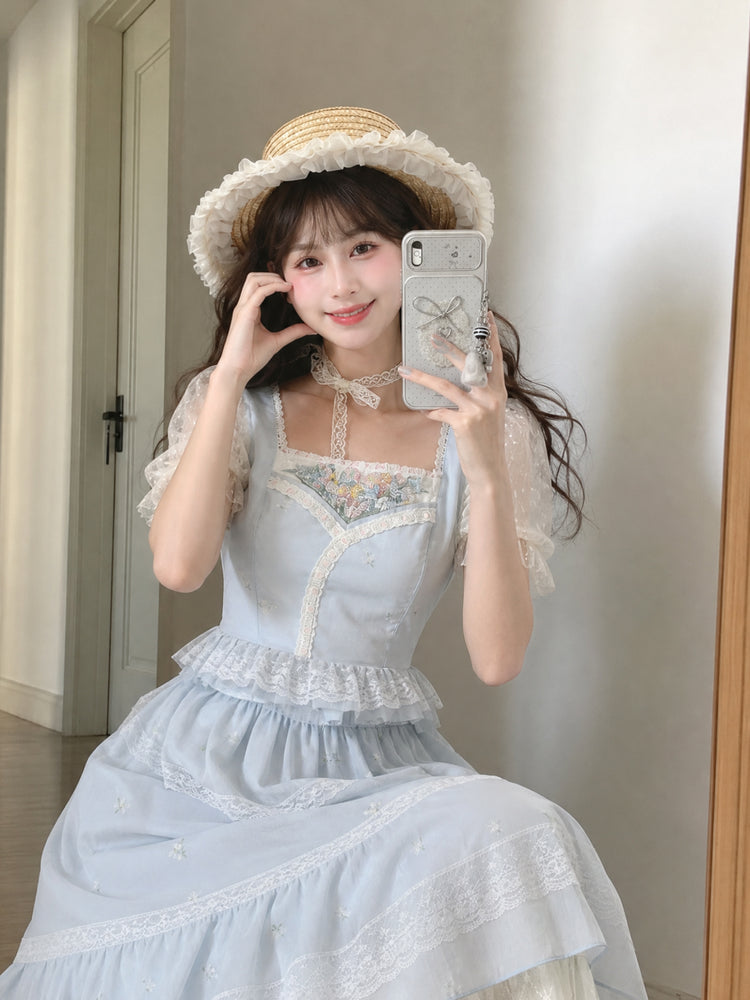 Morning Dew Lace Skirt-Bottoms-ntbhshop