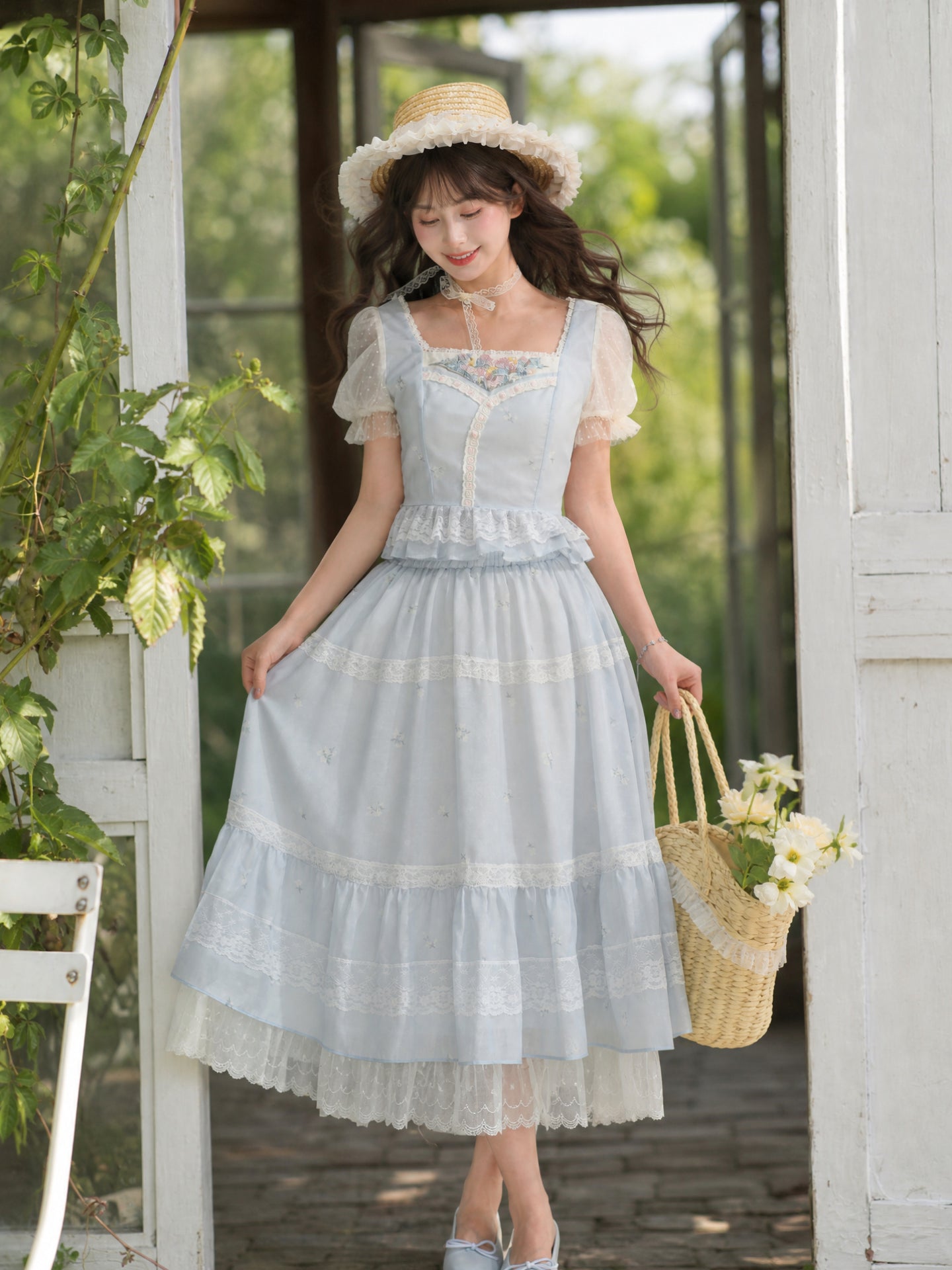 Morning Dew Peplum Blouse-Tops-ntbhshop