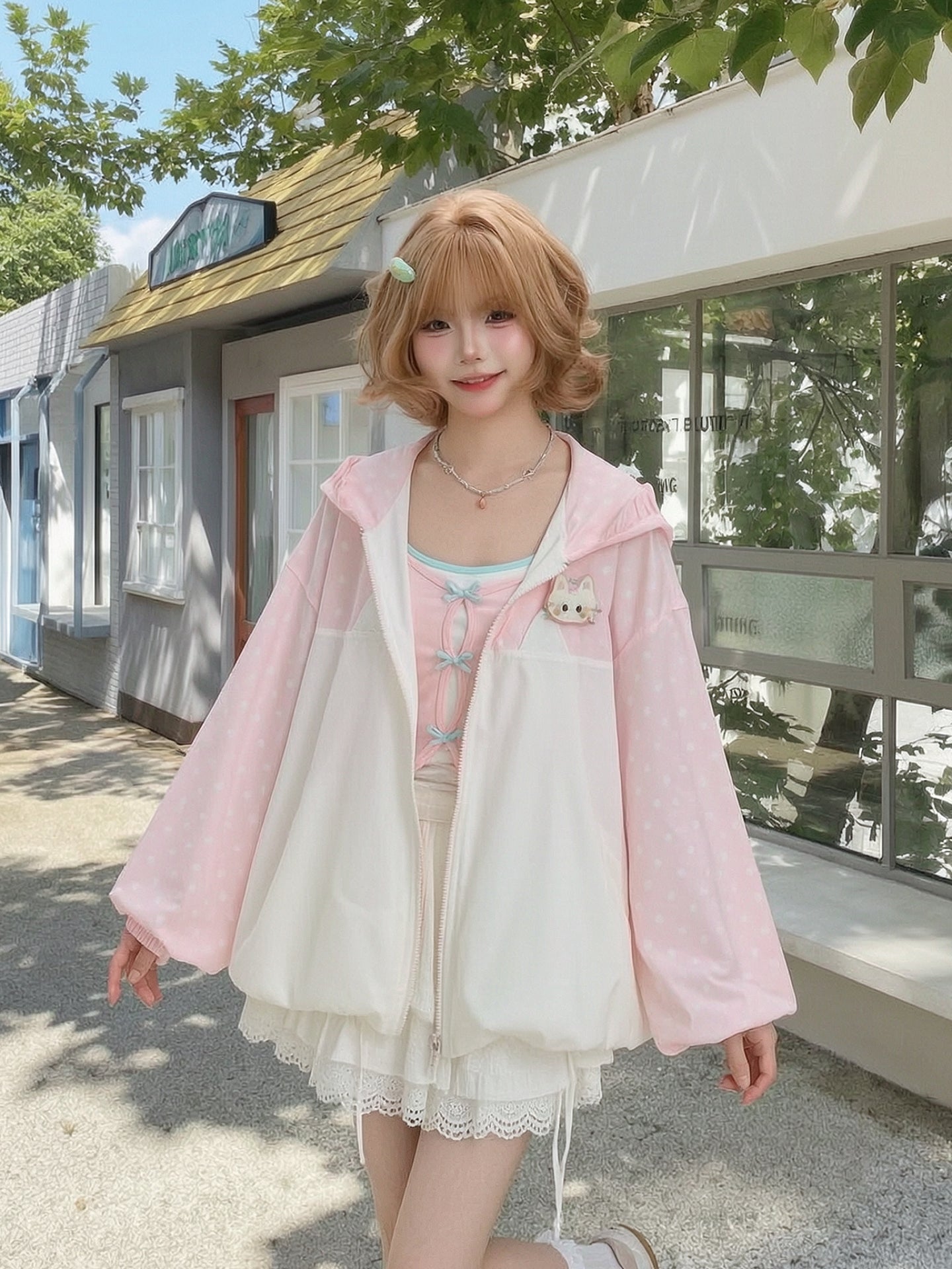 Berry Kitty Sun Jacket-Outerwear-ntbhshop