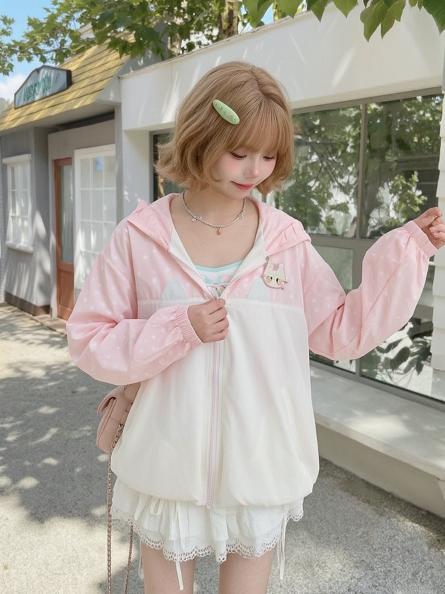 Berry Kitty Sun Jacket-Outerwear-ntbhshop