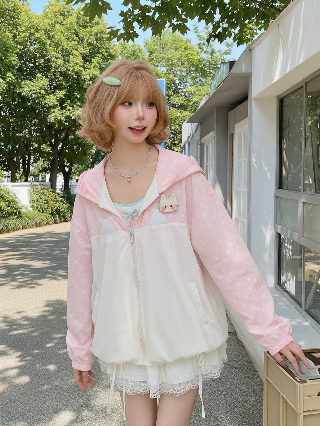 Berry Kitty Sun Jacket-Outerwear-ntbhshop