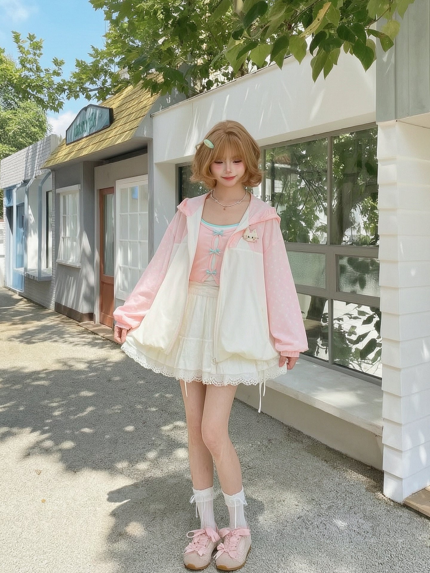 Berry Kitty Sun Jacket-Outerwear-ntbhshop