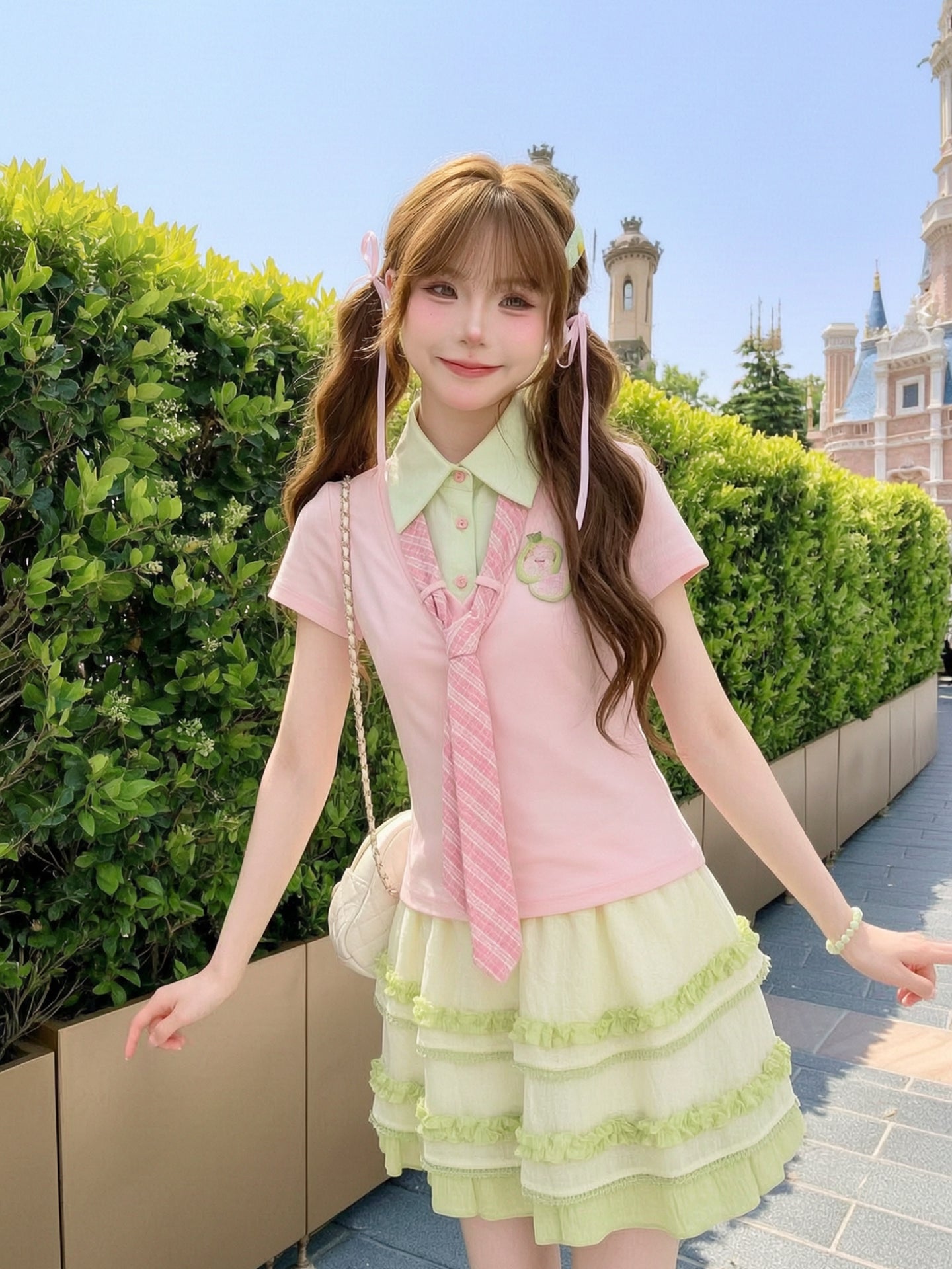 Pink Guava Tie Top-Tops-ntbhshop