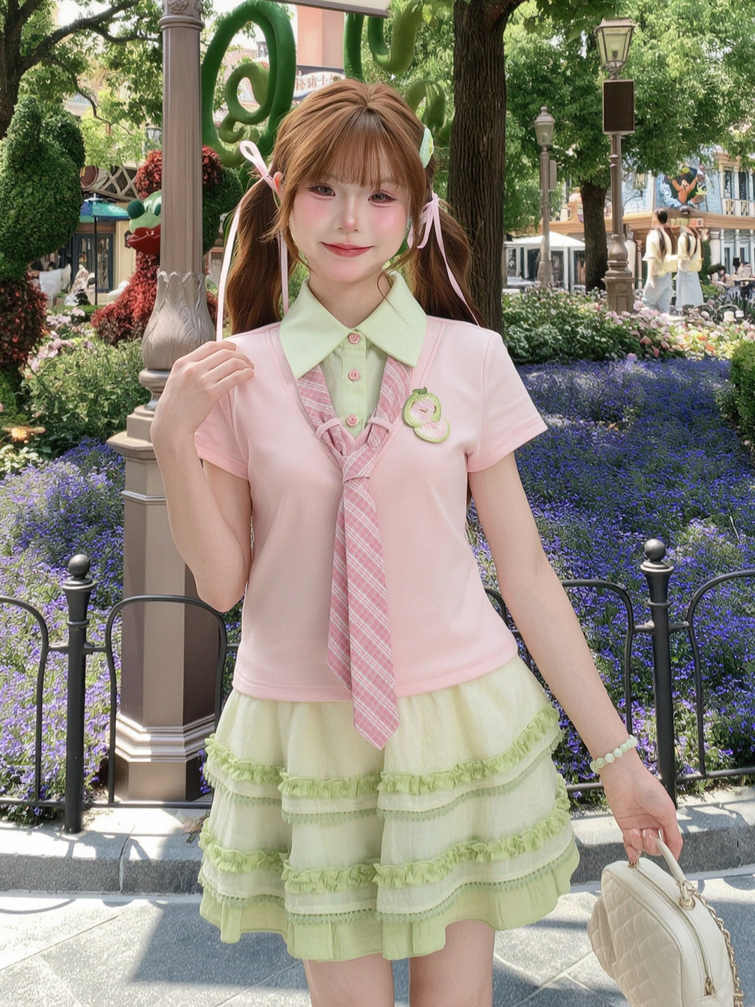 Pink Guava Tie Top-Tops-ntbhshop