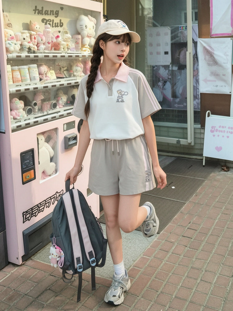 Teddy Royale Sweat Shorts-Bottoms-ntbhshop