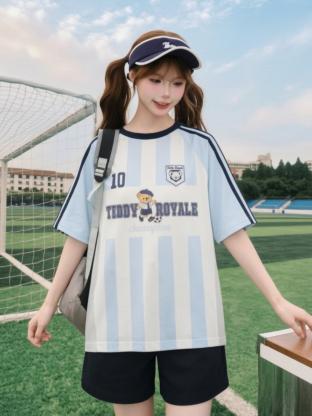 Teddy Royale Stripe Jersey-Tops-ntbhshop