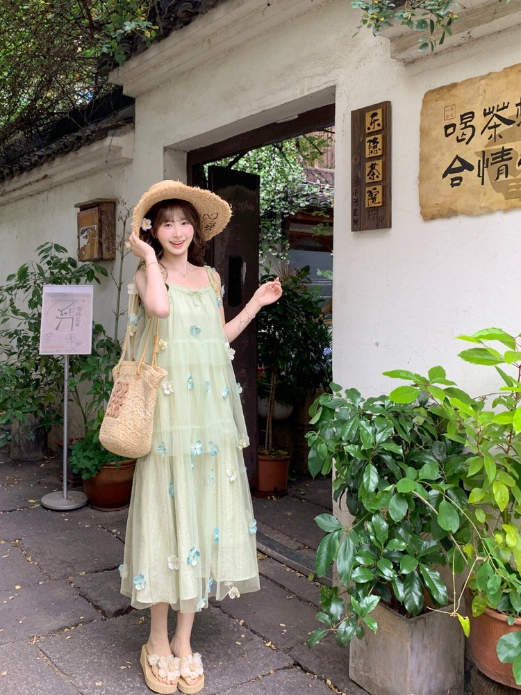 Dewdrop Bloom Tulle Dress-Dresses-ntbhshop