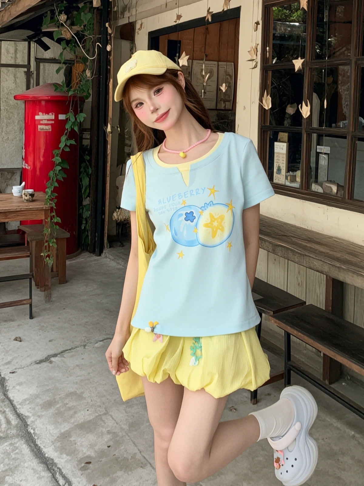 Blueberry Pop Baby Tee-Tops-ntbhshop