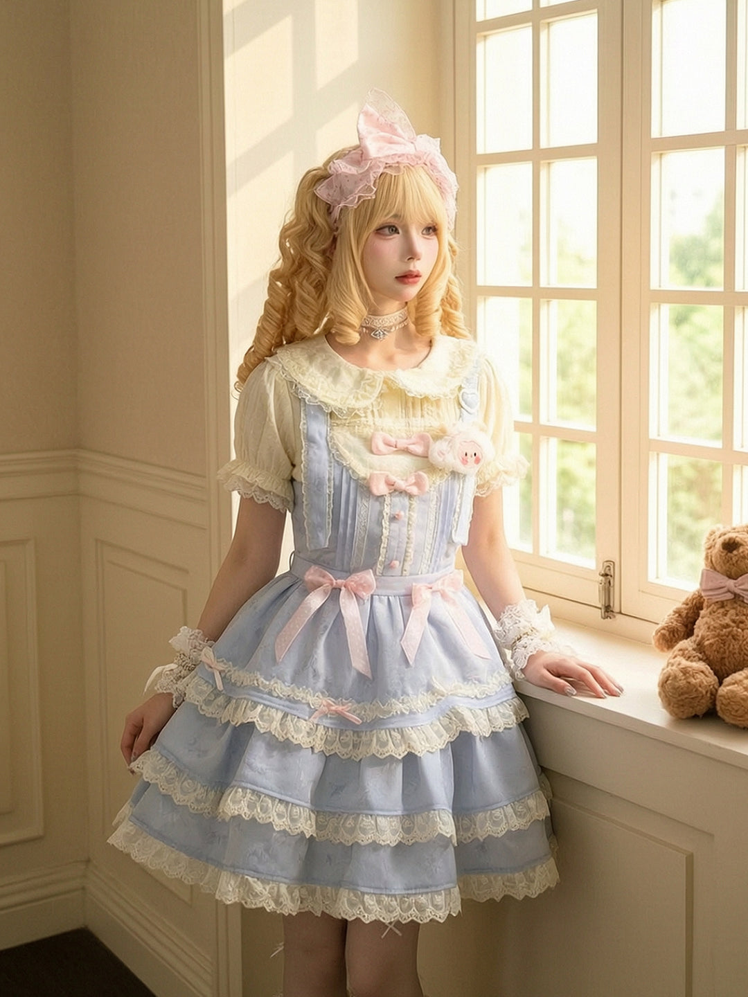 Bluebell Belle Lace Dress-Dresses-ntbhshop