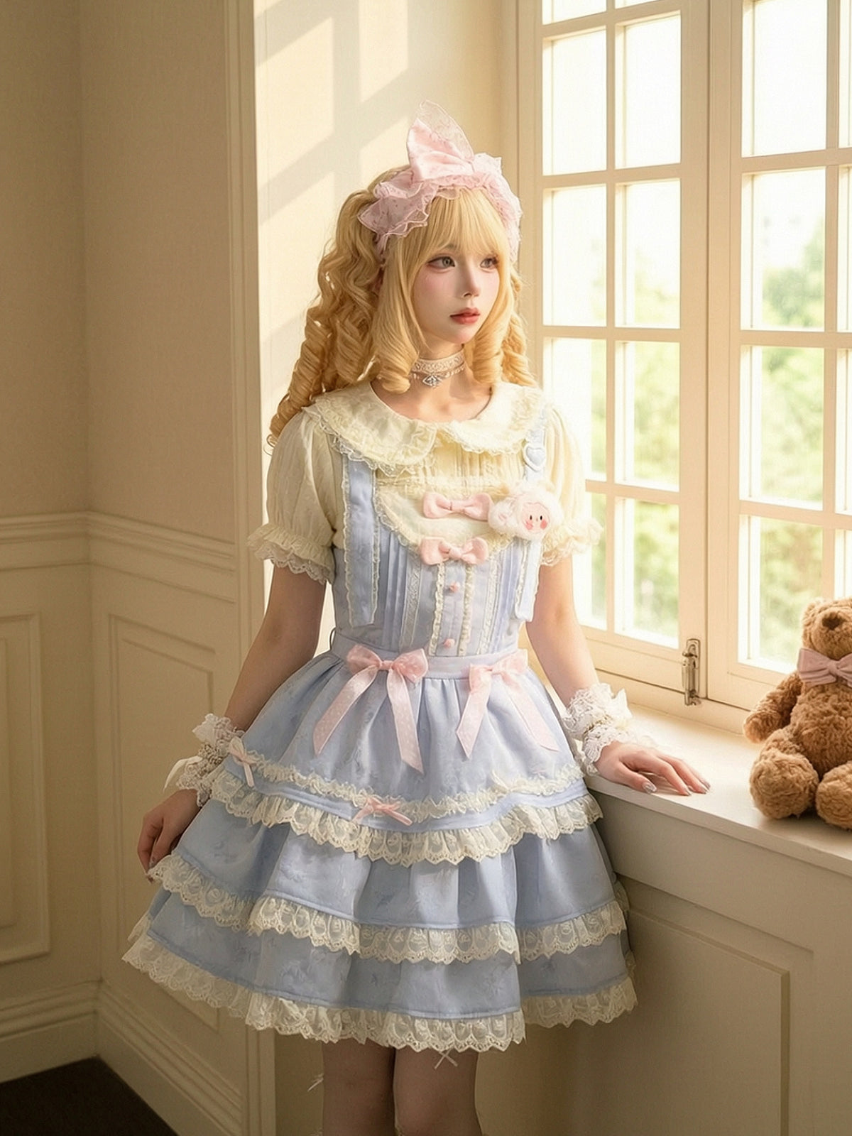 Bluebell Belle Lace Dress-Dresses-ntbhshop