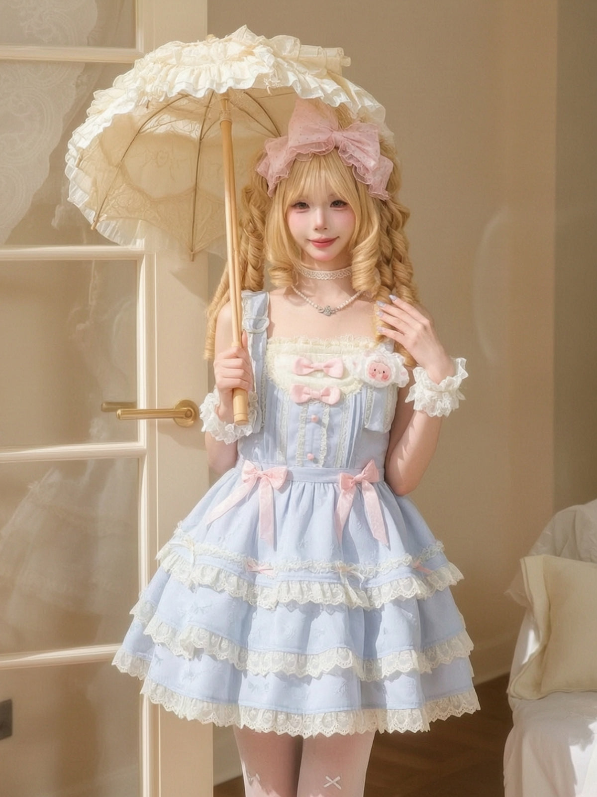 Bluebell Belle Lace Dress-Dresses-ntbhshop