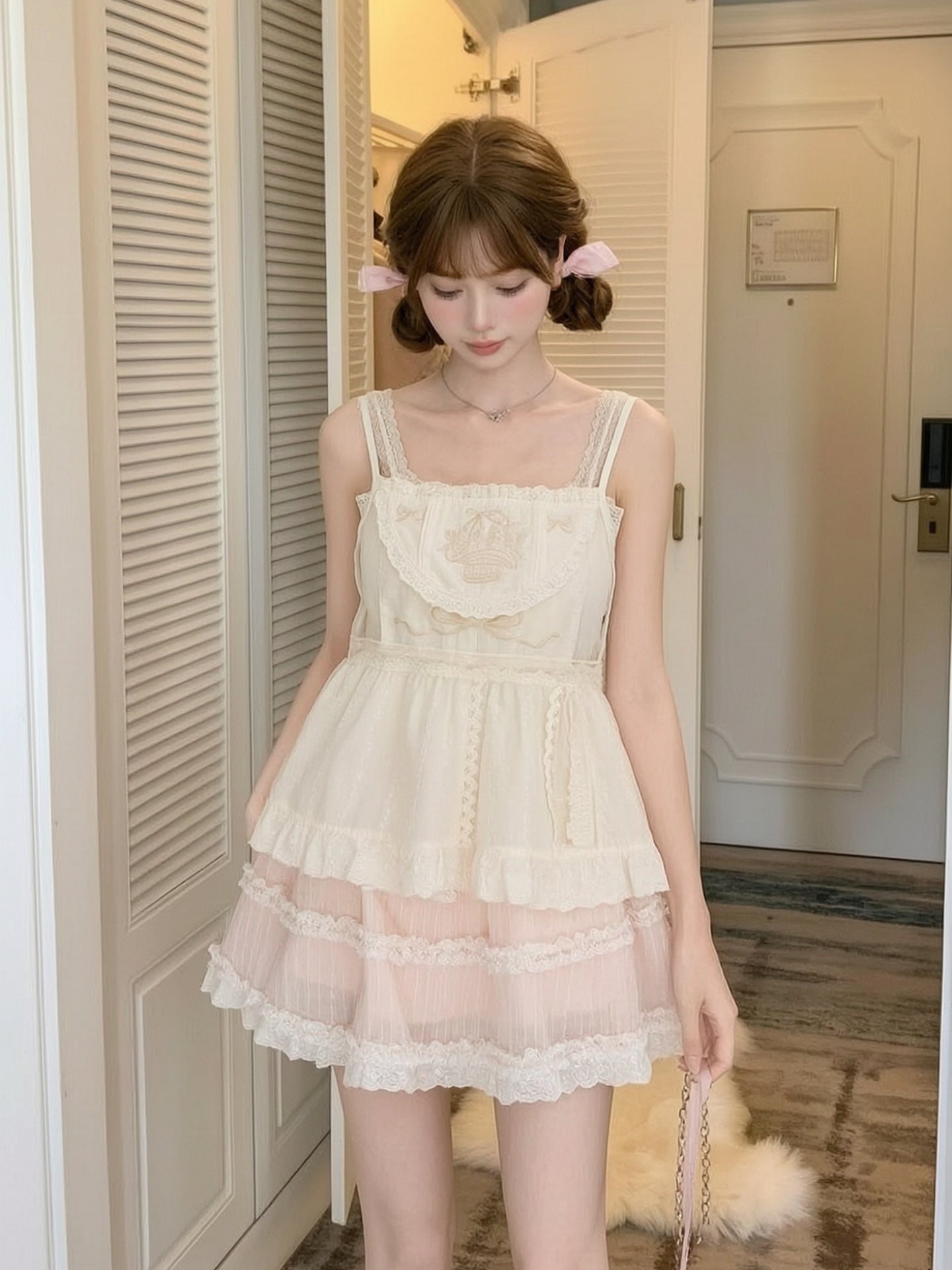Rose Lace Cami Top-Tops-ntbhshop