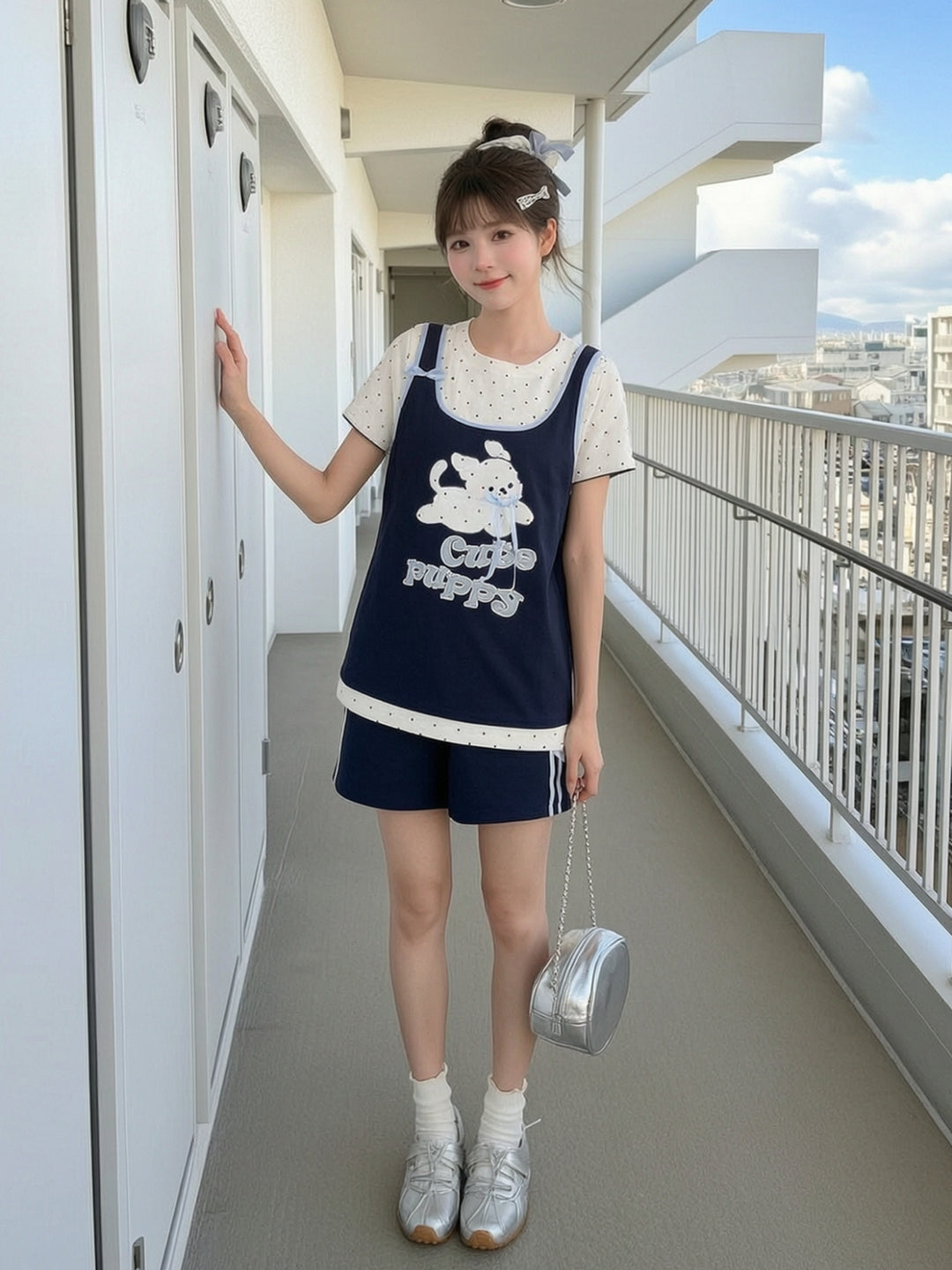 Marina Sport Cotton Shorts-Bottoms-ntbhshop