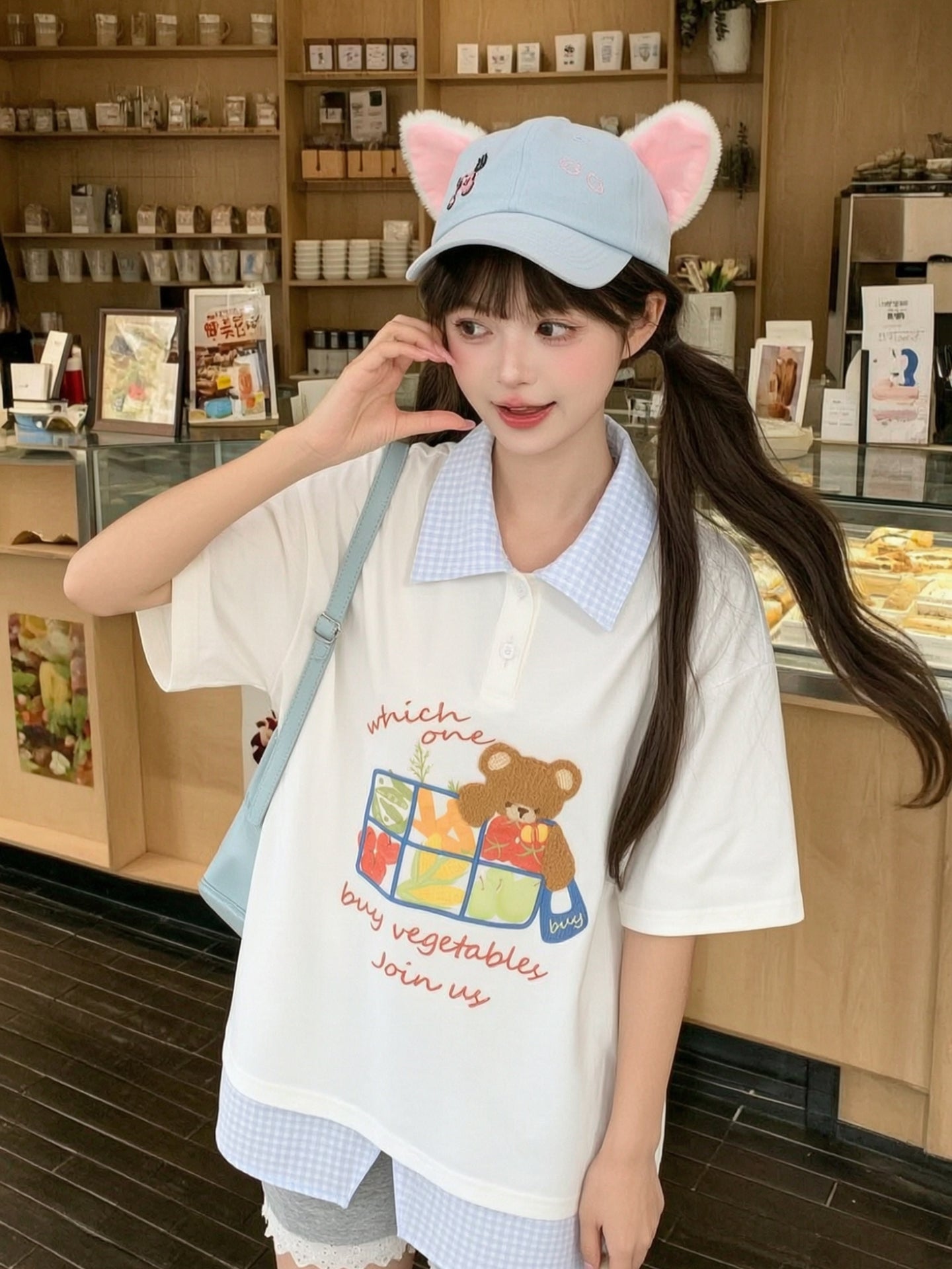 Market Bear Polo Top-Tops-ntbhshop