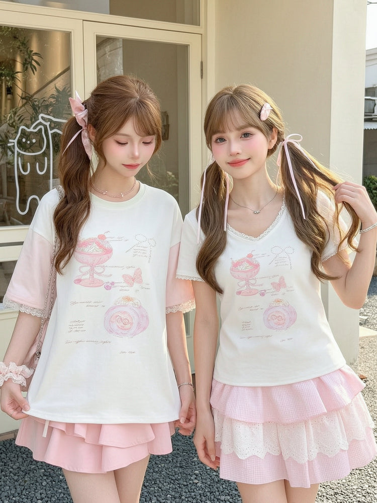 Berry Parfait Baby Tee-Tops-ntbhshop