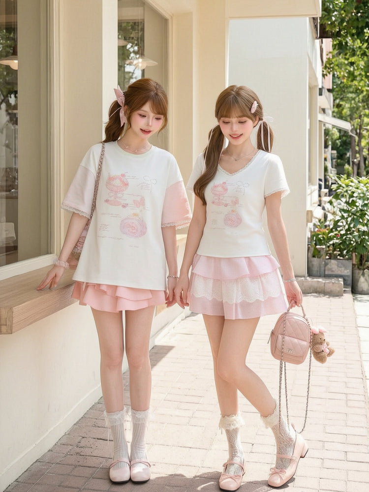 Berry Parfait Baby Tee-Tops-ntbhshop