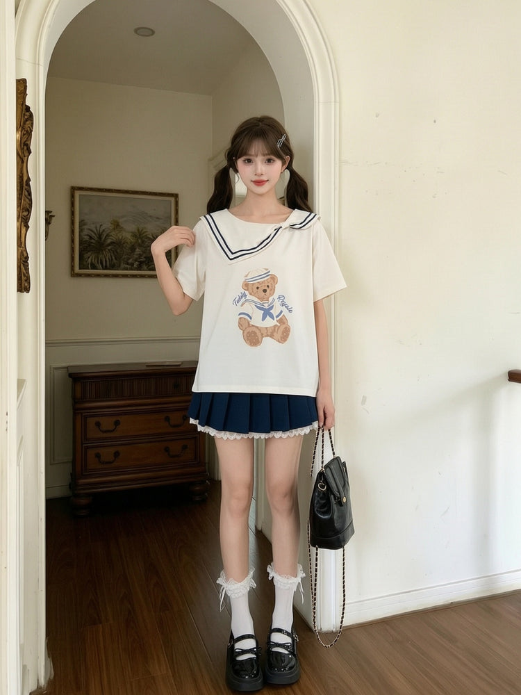Teddy Royale Sailor Tee-Tops-ntbhshop