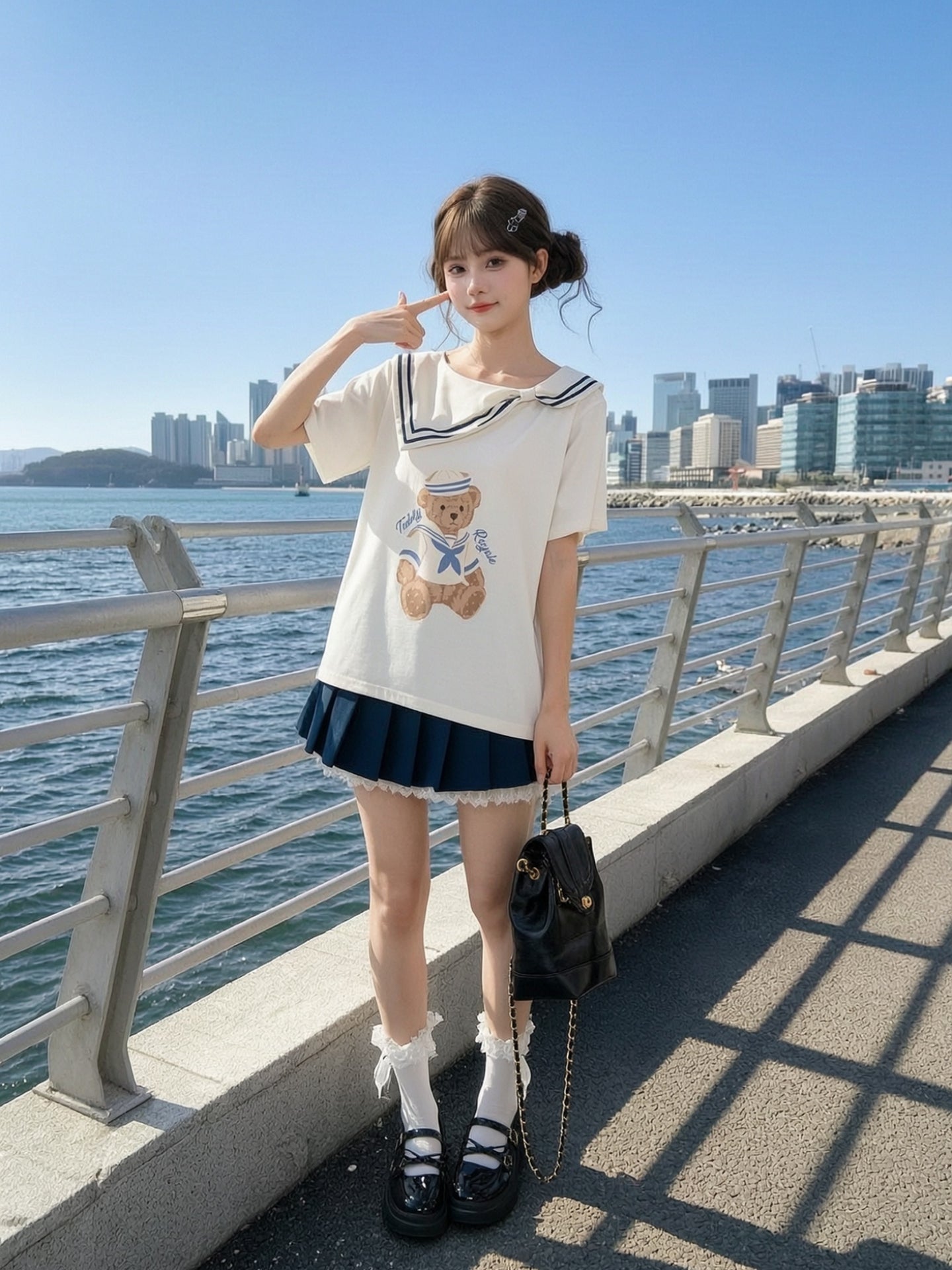 Teddy Royale Sailor Tee-Tops-ntbhshop