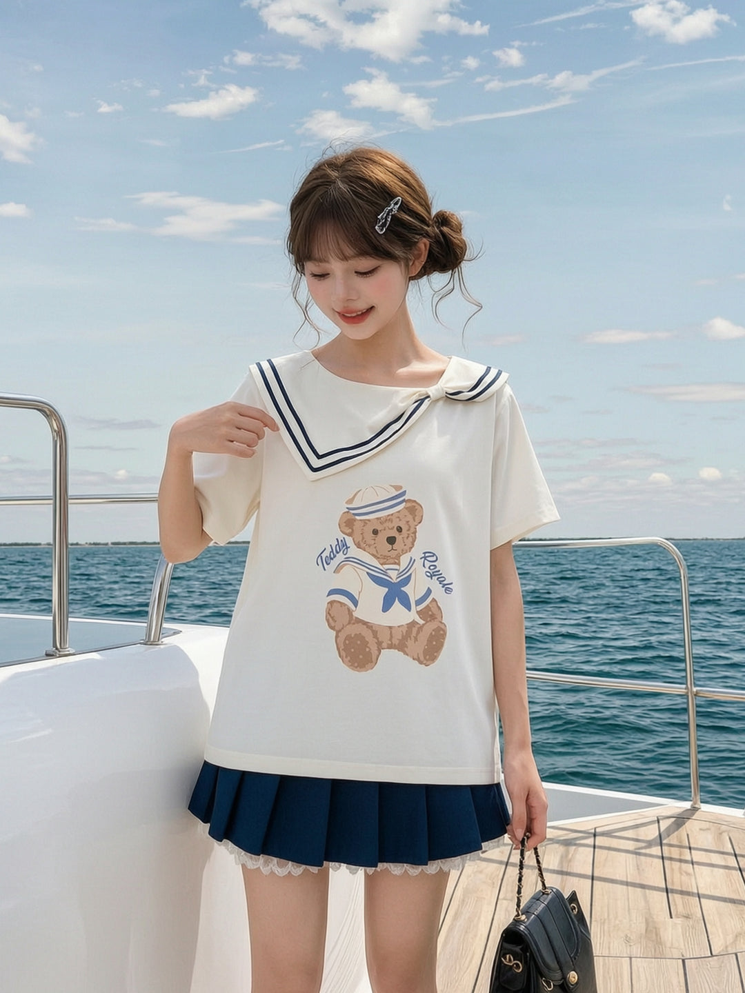 Teddy Royale Sailor Tee-Tops-ntbhshop