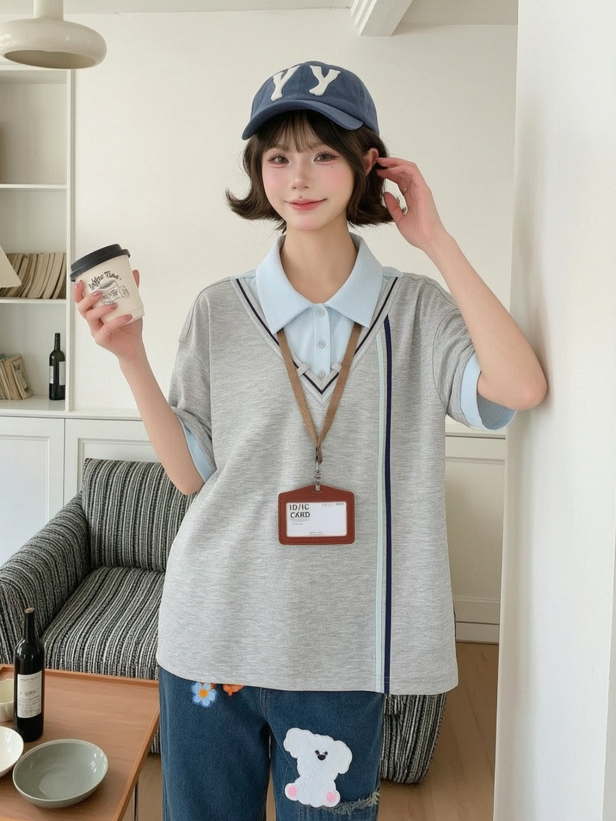 Campus Club Tie Polo-Tops-ntbhshop