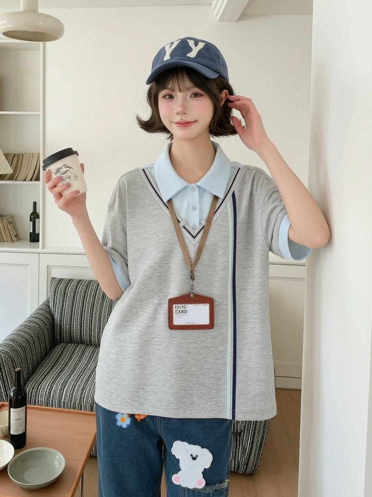 Campus Club Tie Polo-Tops-ntbhshop