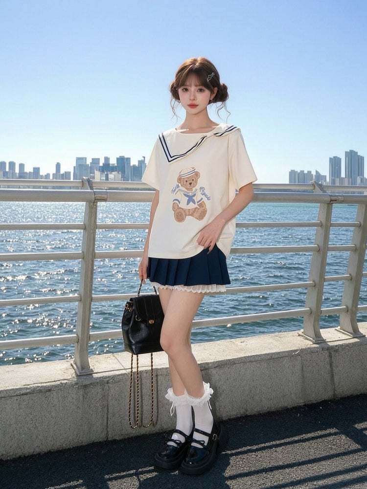 Teddy Royale Sailor Tee-Tops-ntbhshop