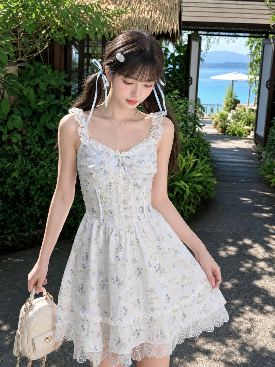 Seabloom Lace Dress-Dresses-ntbhshop