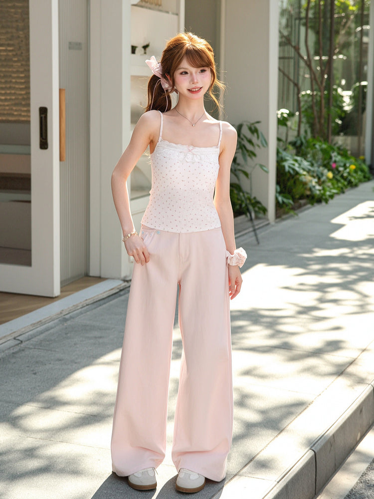 Strawberry Milk Bra Cami-Tops-ntbhshop