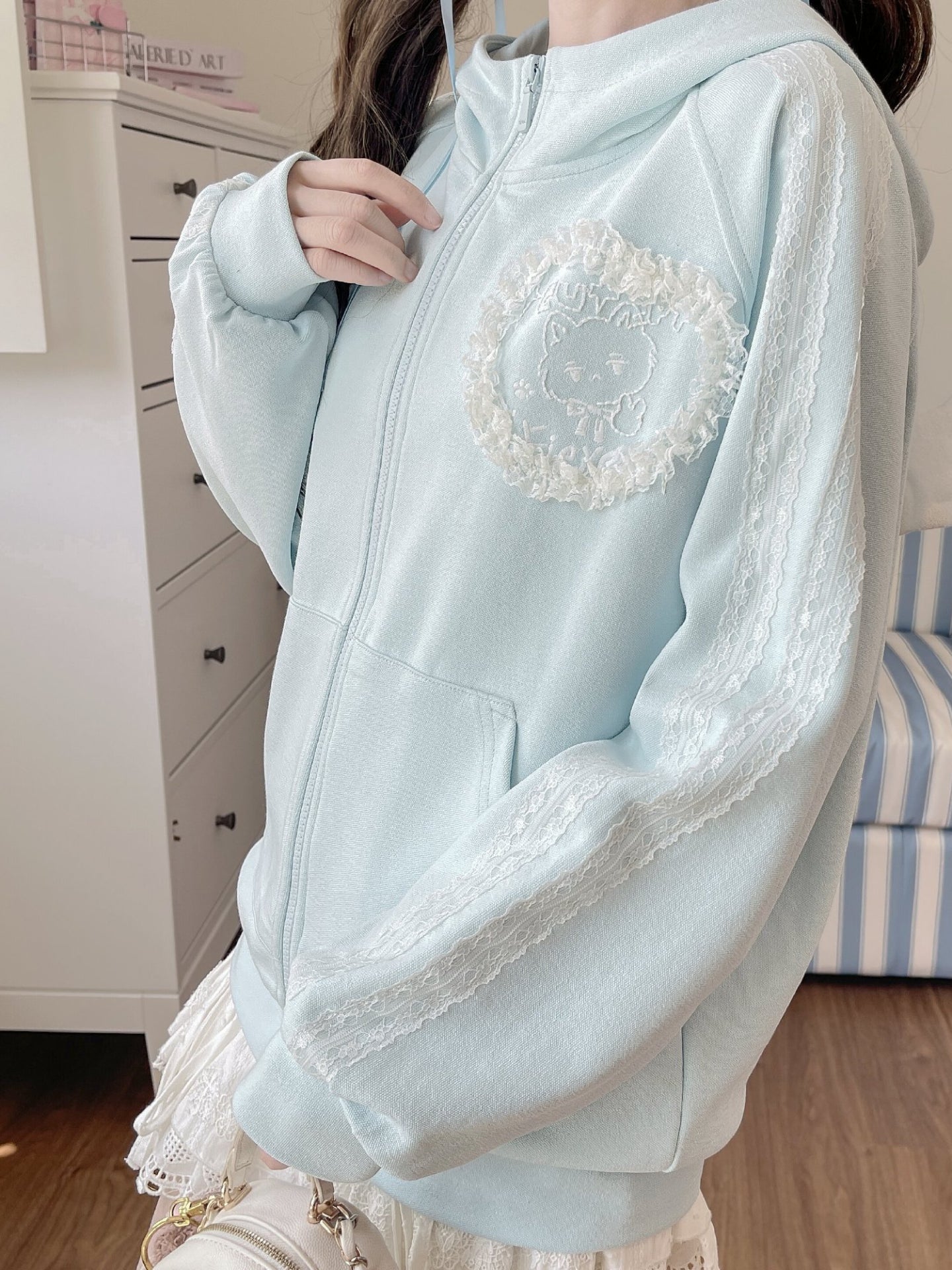 Blue Angel Hooded Jacket-Outerwear-ntbhshop