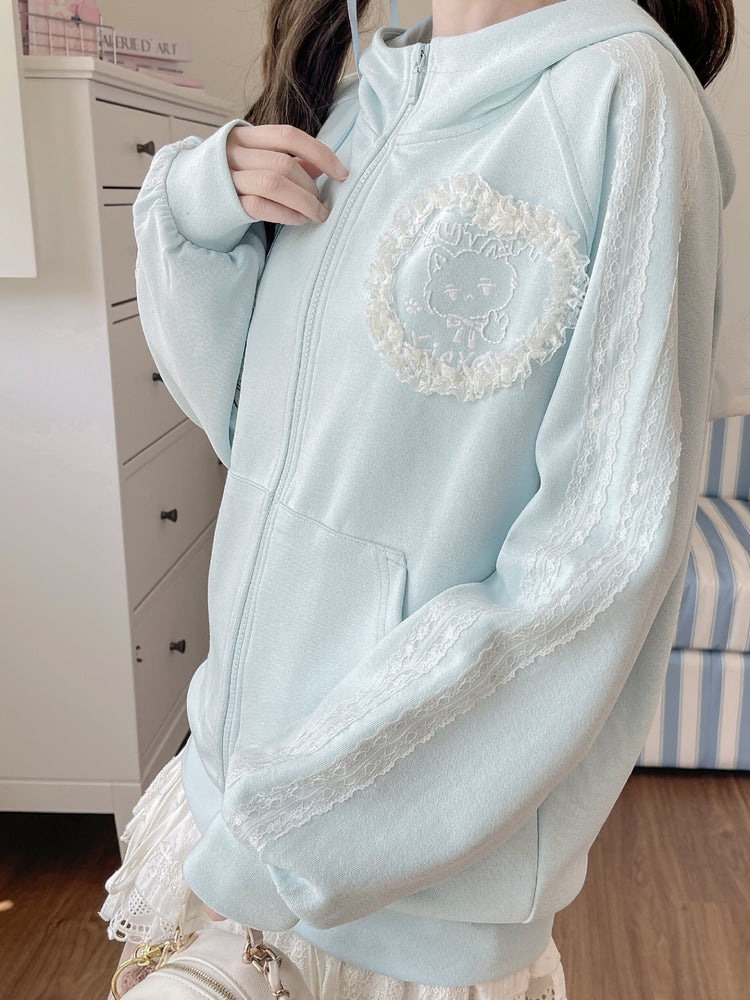 Blue Angel Hooded Jacket-Outerwear-ntbhshop