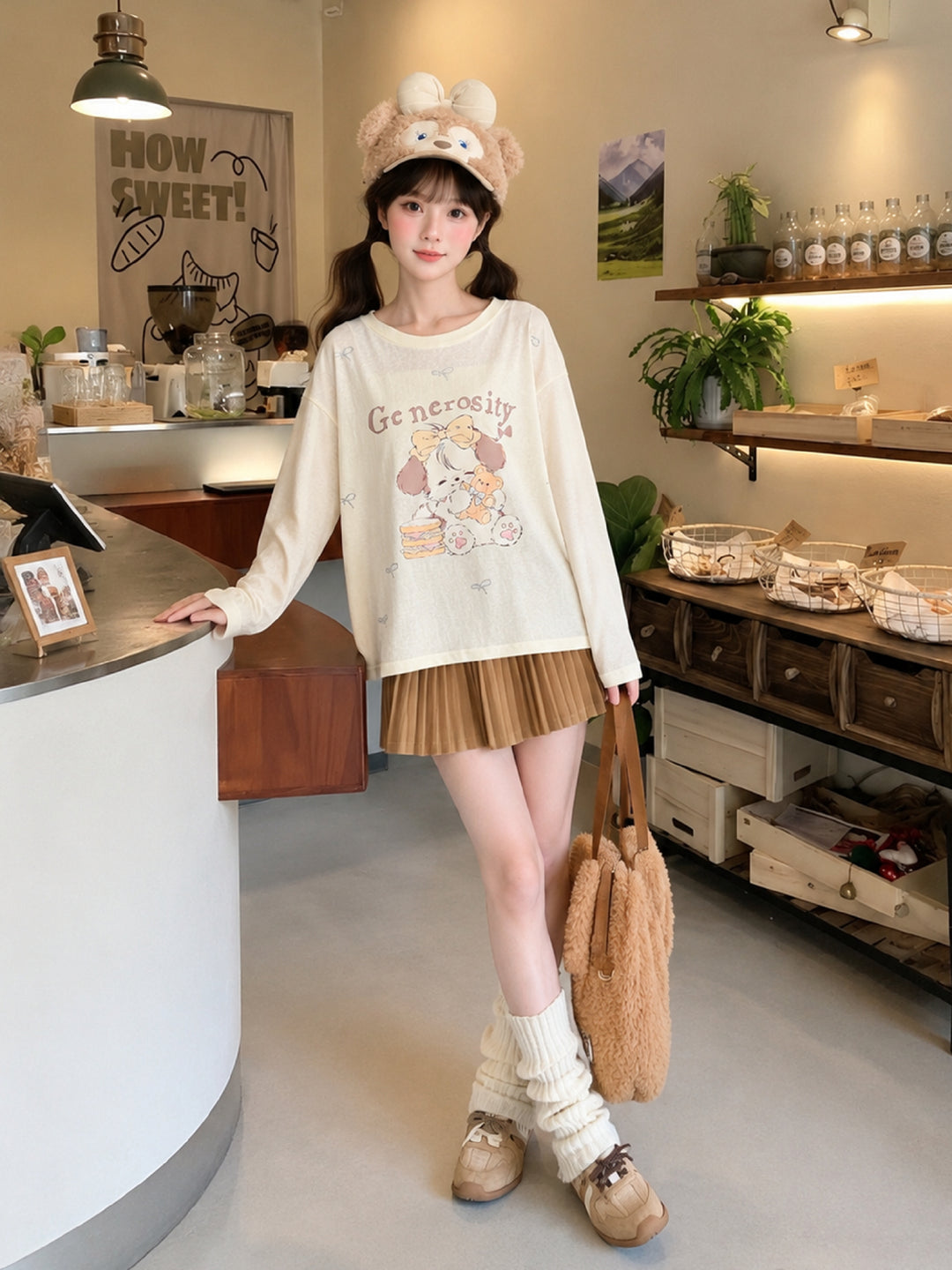 Generosity Puppy Story Tee-Tops-ntbhshop