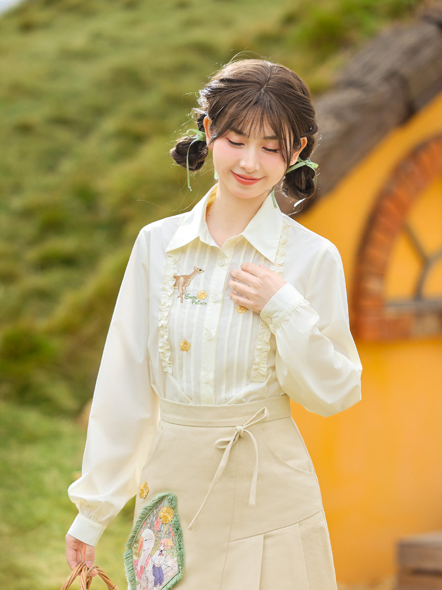 Forest Prince Button-Up Long Sleeve Shirt-ntbhshop