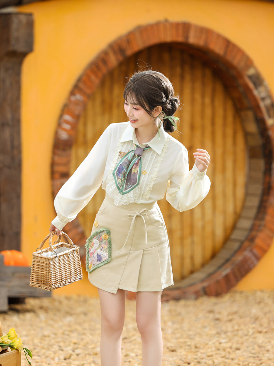 Forest Prince Button-Up Long Sleeve Shirt-ntbhshop