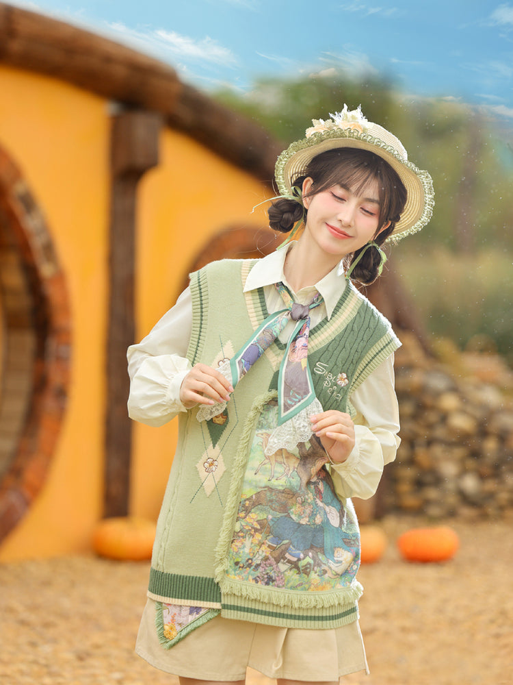 Forest Prince Button-Up Long Sleeve Shirt-ntbhshop