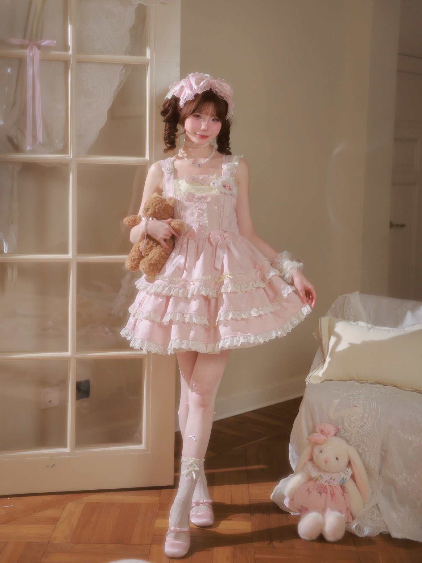 Bunny Belle Lace Dress-Dresses-ntbhshop