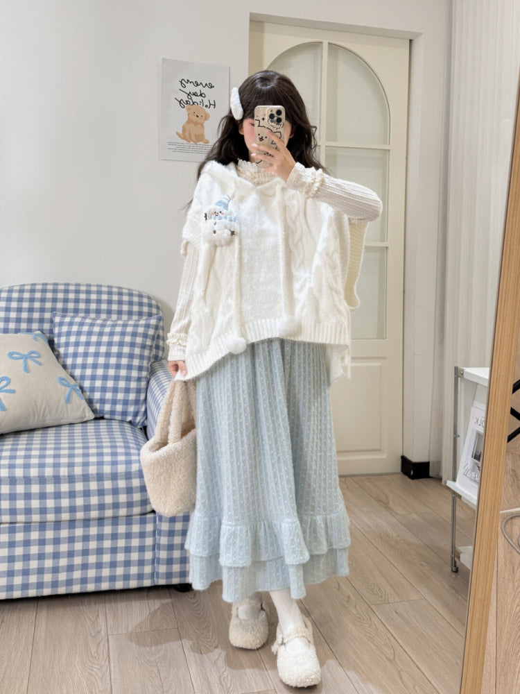 Frosted Cloud Cozy Woolen Skirts-ntbhshop