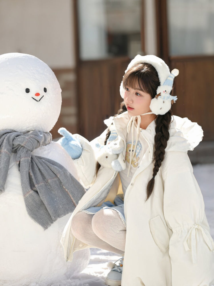Snowman Doll Puffer Jackets-Outerwear-ntbhshop