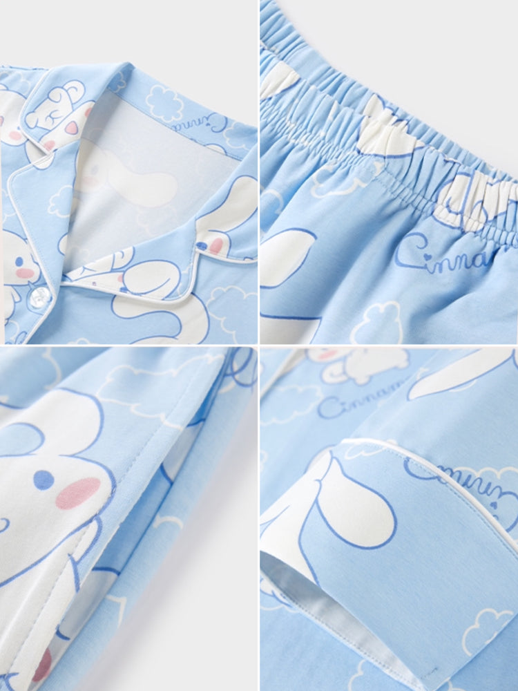 My Melody Kuromi Cinnamoroll Pochacco Short Sleeve Pajama Sets-ntbhshop