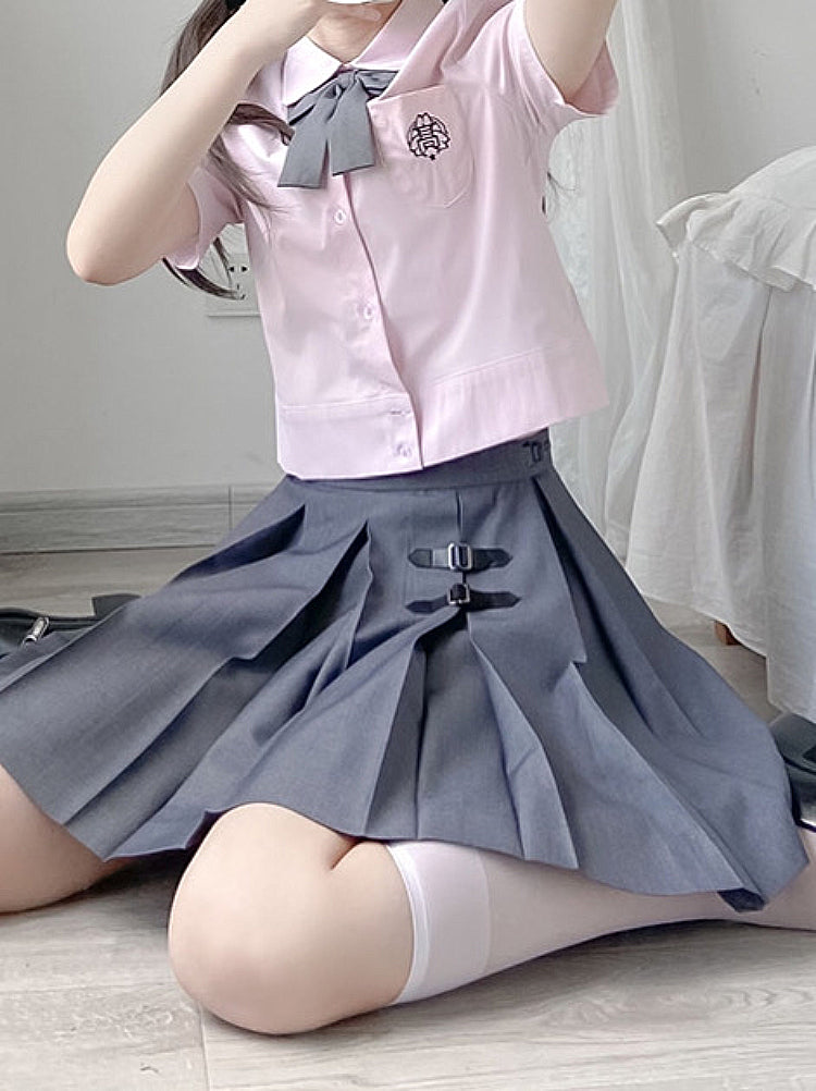 Sakura Dream JK Uniform Doll Collar Shirts-ntbhshop