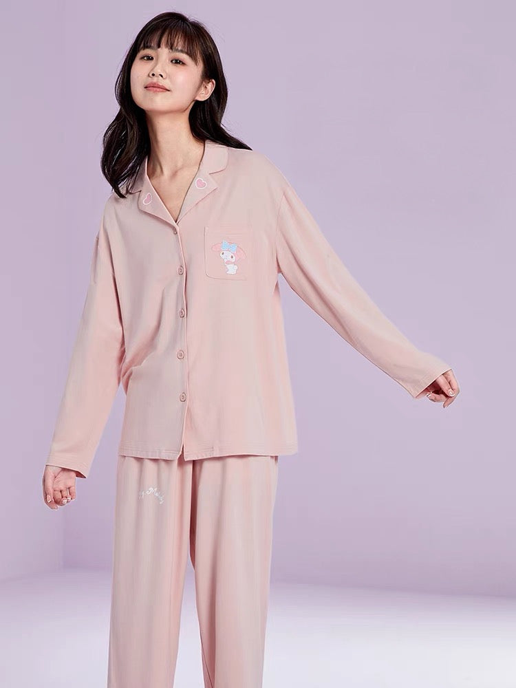 My Melody Kuromi Cinnamoroll Pochacco Long Sleeve Pajama Sets-ntbhshop